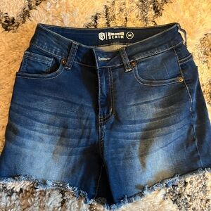 Born Primitive Blue Jean Shorts